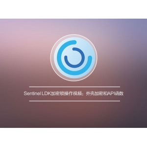 Sentinel LDK加密锁操作视频：外壳加密和API函数
