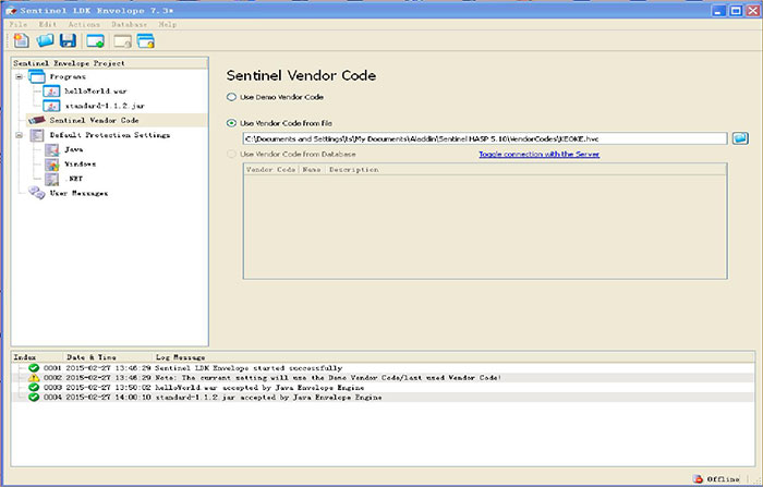 Sentinel LDK Envelope 保护JAVA 程序的说明(图3)