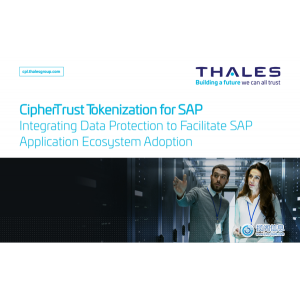 用CipherTrust Tokenization保护众多 SAP 应用程序中的数据